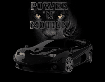 Анимированная открытка POWER N MOTION анимация авто