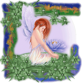 Анимированная открытка Открытки с девушками в обличье ангелов