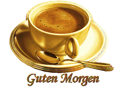 Анимированная открытка Guten Morgen доброе утро