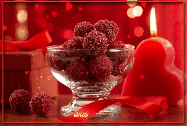 Анимированная открытка День святого Валентина