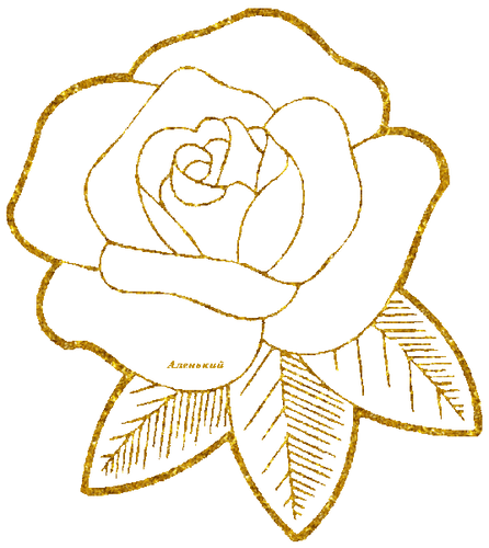 Анимированная открытка Роза