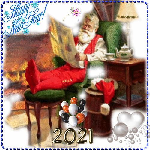 Анимированная открытка С Новым годом!