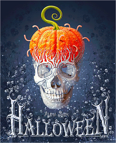 Анимированная открытка Halloween!