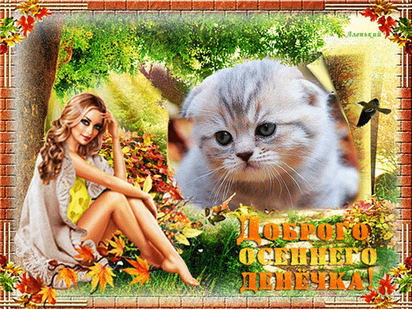 Анимированная открытка Доброго осеннего денёчка!!!