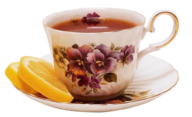 Открытка Чашка чая чайные чашки с чаем