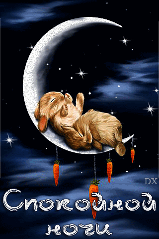 Анимированная открытка Спокойной ночи спокойной ночи анимация