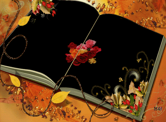 Анимированная открытка Букет роз Гиф