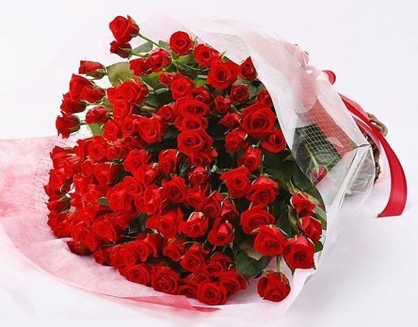 Открытка Букет роз самый красивый букет цветов в мире