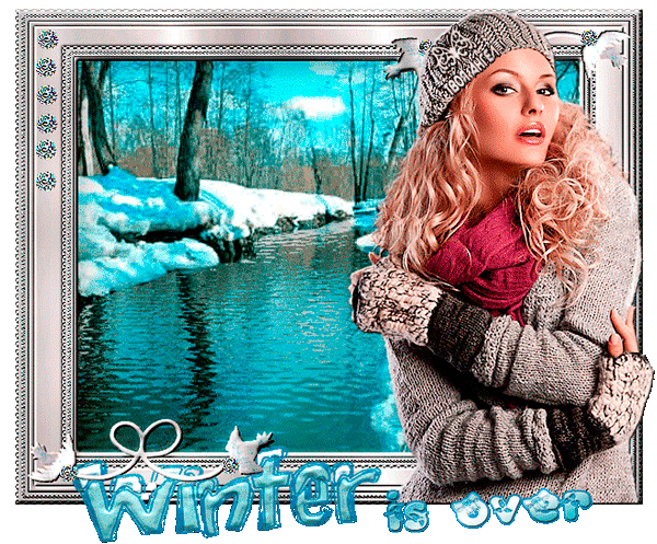 Анимированная открытка Winter is over 100 хитов зима 2015-2016 - альбом