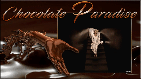 Анимированная открытка Шоколадный рай